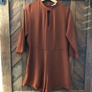 Everly Size large Brown Romper